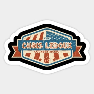 The Chris LeDoux vintage Sticker